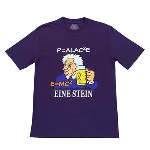 Palace Skateboards Men’s Eine Stein Purple Short Sleeve T Shirt Size Medium